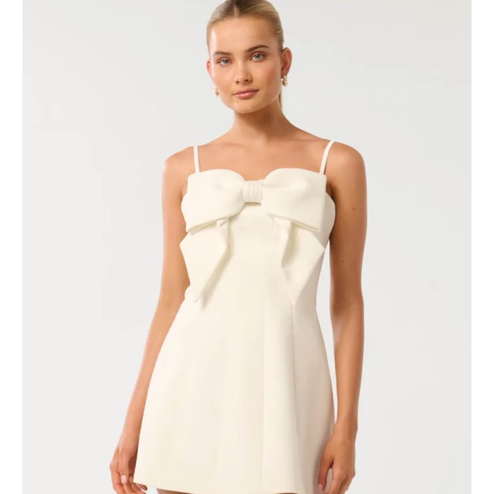 Ever New- Hayley Bow Front Mini Dress